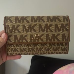 Brown Michael Kors wallet